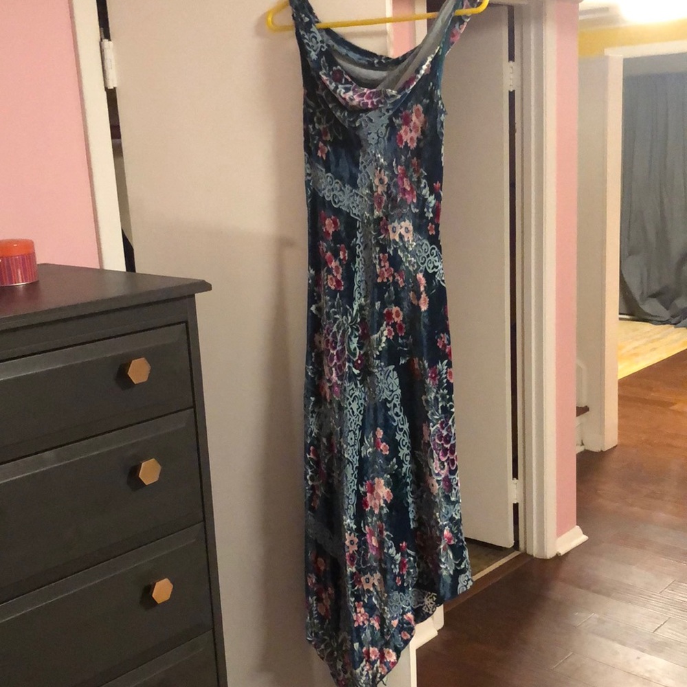 Betsy Johnson burnout velvet dress